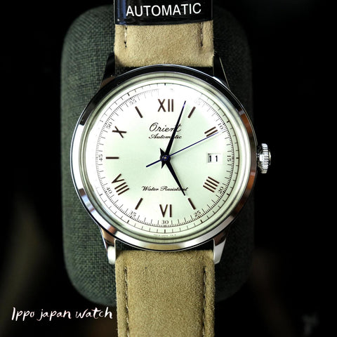 Orient Men's Classic Bambino 75th Anniversary Limited Edition with Replacement Calf Strap Automatic Winding Watch RN-AC0027S