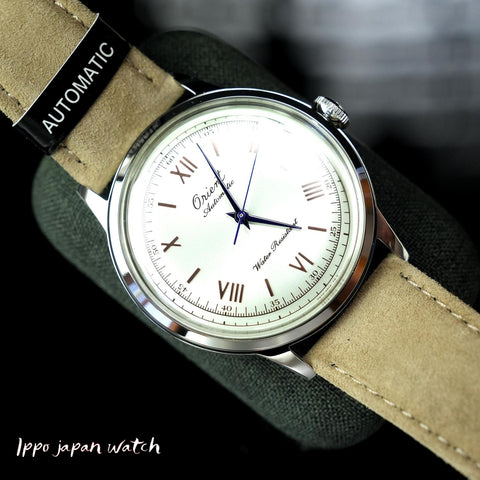 Orient Men's Classic Bambino 75th Anniversary Limited Edition with Replacement Calf Strap Automatic Winding Watch RN-AC0027S