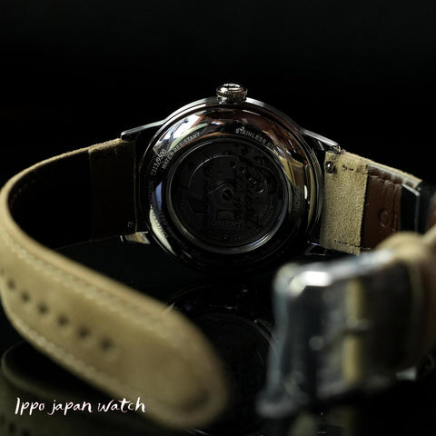 Orient Men's Classic Bambino 75th Anniversary Limited Edition with Replacement Calf Strap Automatic Winding Watch RN-AC0027S