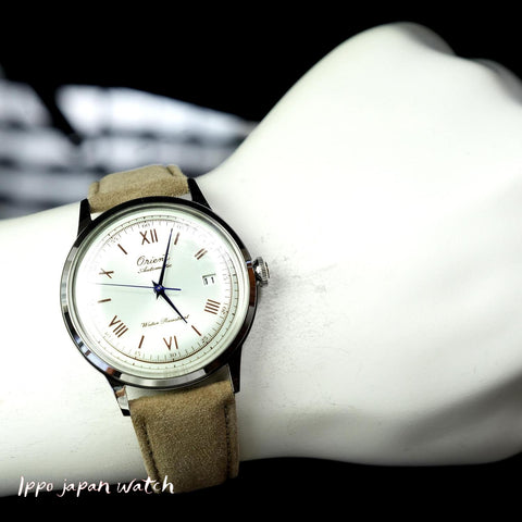 Orient Men's Classic Bambino 75th Anniversary Limited Edition with Replacement Calf Strap Automatic Winding Watch RN-AC0027S