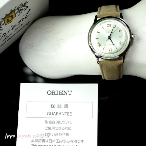 Orient Men's Classic Bambino 75th Anniversary Limited Edition with Replacement Calf Strap Automatic Winding Watch RN-AC0027S