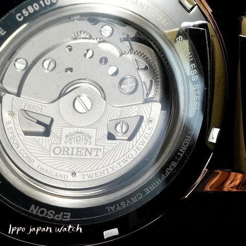 Orient  Classic RN-AK0001S  Sun & Moon Mechanical Leather  Men's Watch