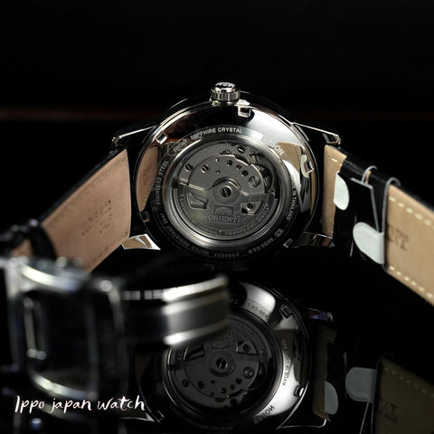 Orient Men's Classic RN-AK0005S SUN & MOON Mechanical Leather Watch