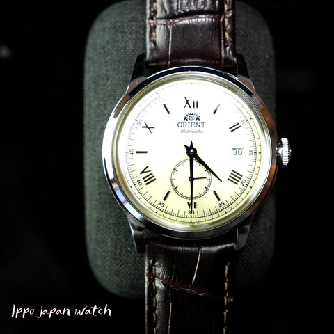 Orient Men's RN-AP0105Y Classic Bambino 38 Automatic Leather Band Watch