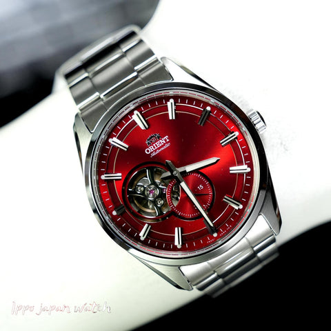 ORIENT Contemporary Semi-Skeleton Automatic Metal Band Men's Watch RN-AR0010R