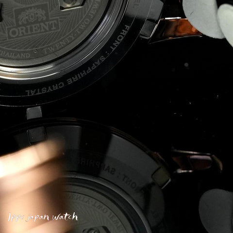 Orient RN-AS0002S Classic Sun & Moon Semi-Skeleton Mechanical Leather Men's Watch