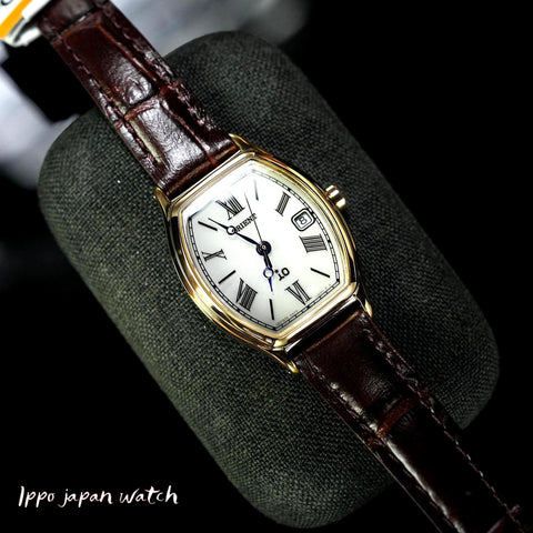 iO NATURAL & PLAIN  RN-WG0013S Solar-Powered Leather Band Women's Watch