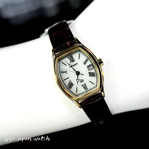 iO NATURAL & PLAIN  RN-WG0013S Solar-Powered Leather Band Women's Watch