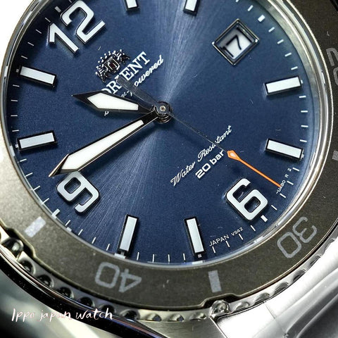 ORIENT RN-WJ0002L Watch - Men's Sports Mako 40 Diver Design Solar Powered Metal Band Watch (Image 4)