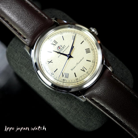 Orient Pre-Order ORIENT Classic RN-WK0003G Bambino 38 Solar Powered Men's Leather