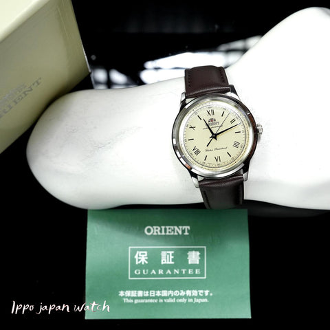 Orient Pre-Order ORIENT Classic RN-WK0003G Bambino 38 Solar Powered Men's Leather