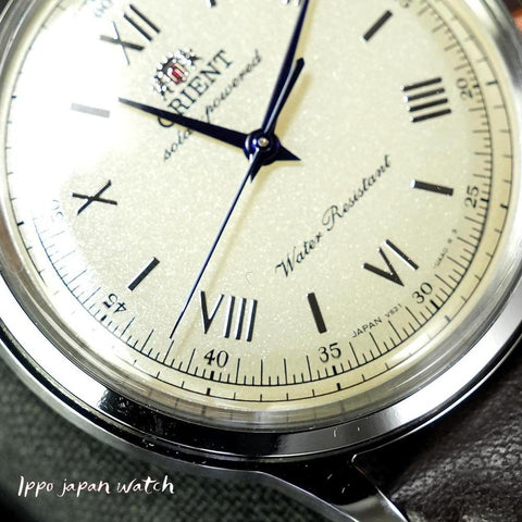 Orient Pre-Order ORIENT Classic RN-WK0003G Bambino 38 Solar Powered Men's Leather