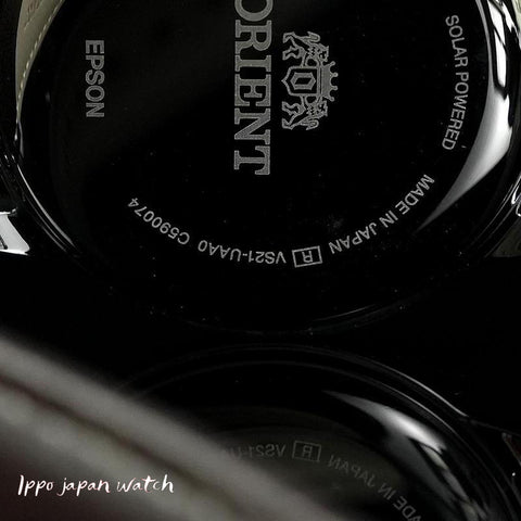 Orient Pre-Order ORIENT Classic RN-WK0003G Bambino 38 Solar Powered Men's Leather