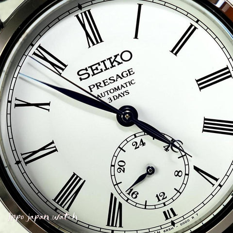 SEIKO SART009 Watch - Men's PRESAGE Craftsmanship Series Mechanical Watch with Enamel Dial and Leather Band Model (Image 3)