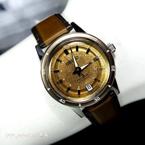 Seiko Presage analog Mechanical automatic Style60's metal watch SARY269/SRPL75 2025.5 release