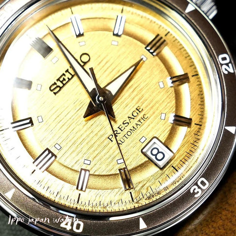 Seiko Presage analog Mechanical automatic Style60's metal watch SARY269/SRPL75 2025.5 release