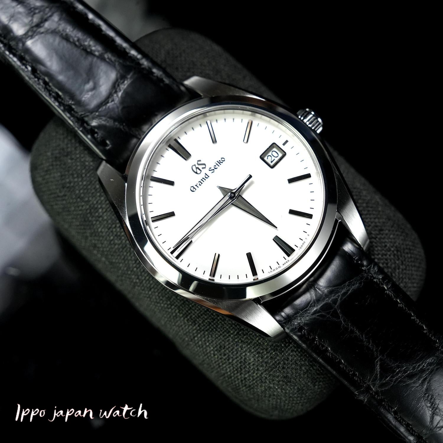 Grand Seikoクォーツ 白文字版　革バンドSBGX295 GRAND SEIKO 9F Quartz 10ATM SBGX295 Men's Watch – IPPO JAPAN WATCH