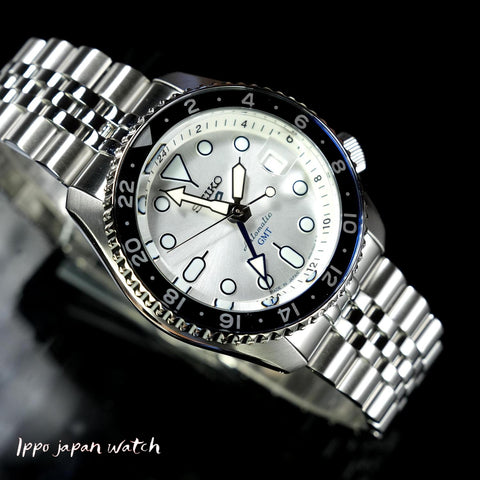 Seiko 5Sports SBSC017/SSK033 Automatic Mechanical GMT metal Strap Mens watch