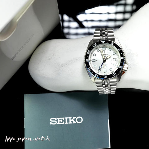 Seiko 5Sports SBSC017/SSK033 Automatic Mechanical GMT metal Strap Mens watch