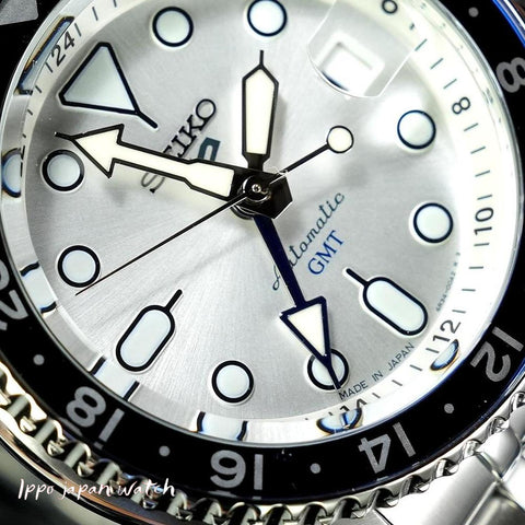 Seiko 5Sports SBSC017/SSK033 Automatic Mechanical GMT metal Strap Mens watch