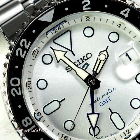Seiko 5Sports SBSC017/SSK033 Automatic Mechanical GMT metal Strap Mens watch