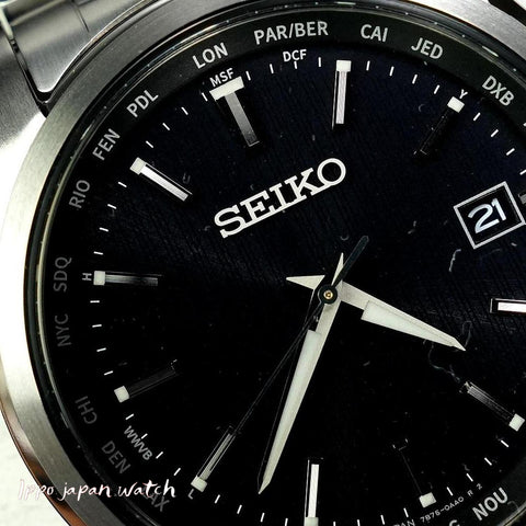 SEIKO SELECTION SBTM291 World Time Solar Radio Titanium Men's watch