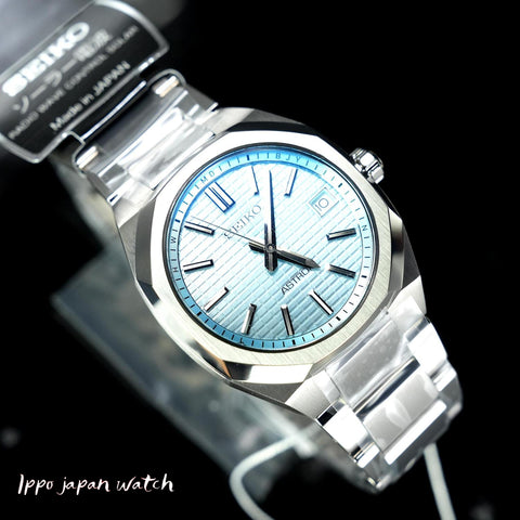 Seiko Astron SBXY103 NEXTER analog Eco-Drive radio titanium strap