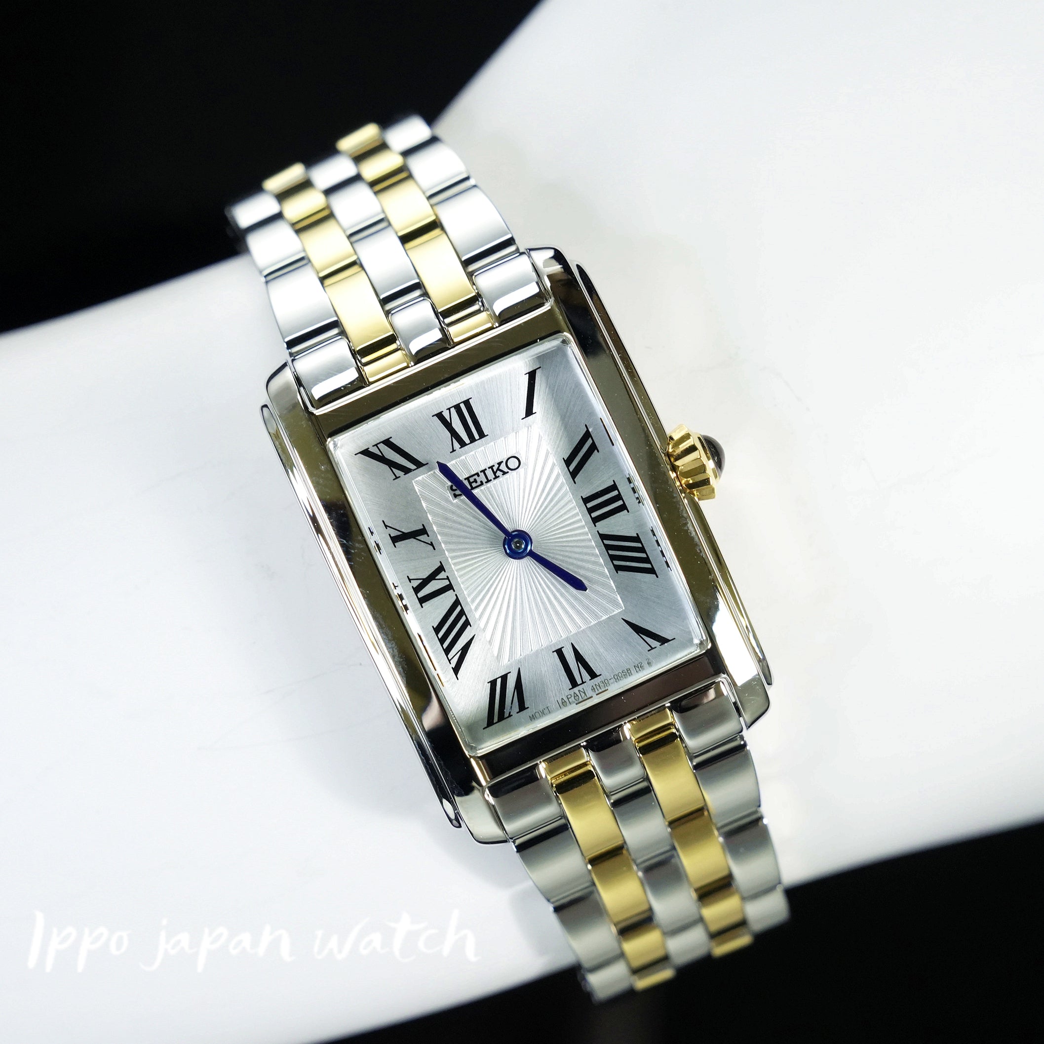 IPPO JAPAN WATCH SWR087 WATCH - Essentials 22.2mm Dual Color Stainless Steel Quartz Women's Watch (Image 4)