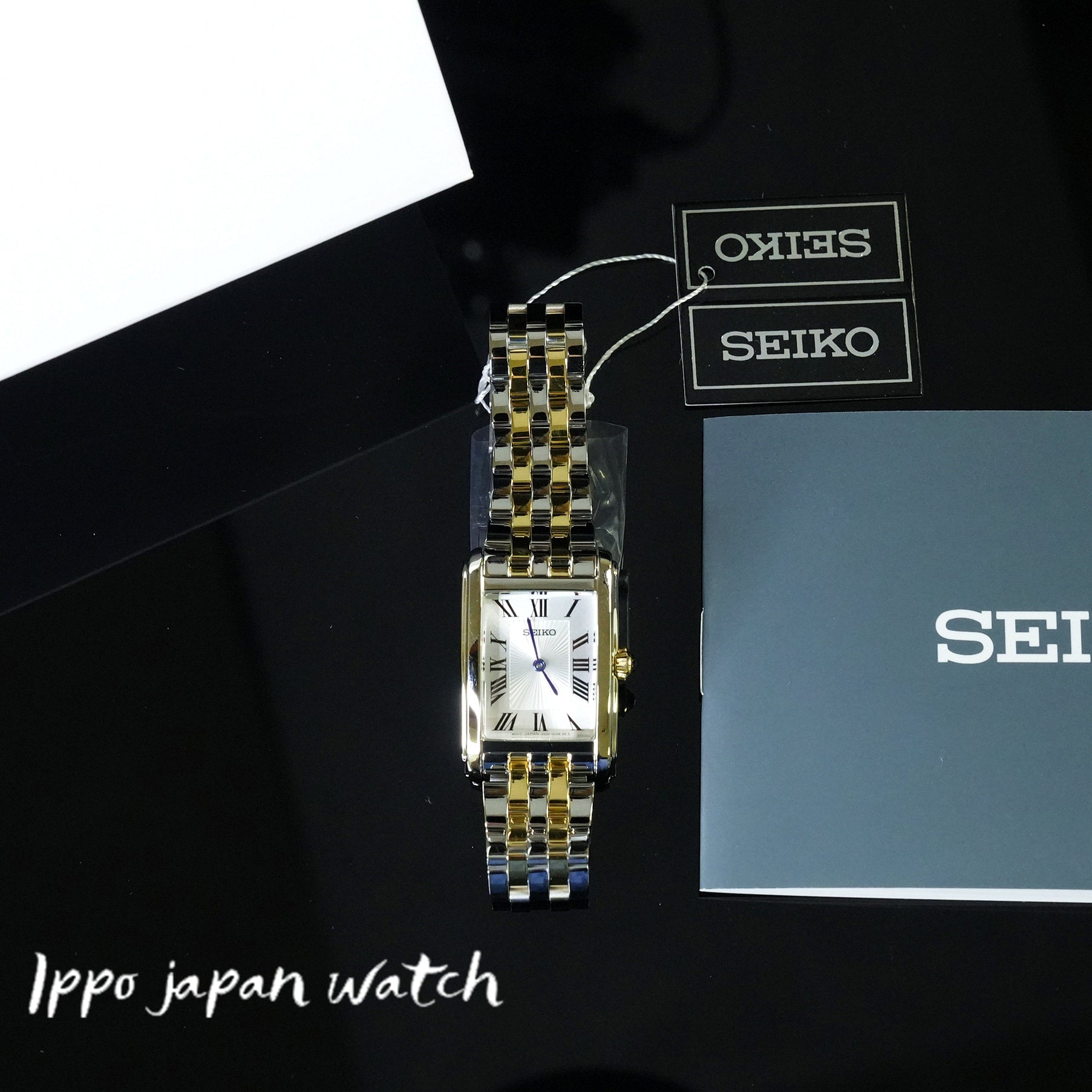 IPPO JAPAN WATCH SWR087 WATCH - Essentials 22.2mm Dual Color Stainless Steel Quartz Women's Watch (Image 5)