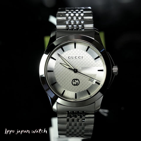 GUCCI YA1264174 Watch - Men's Metal Belt - Parallel Import with 2 Year Warranty Watch