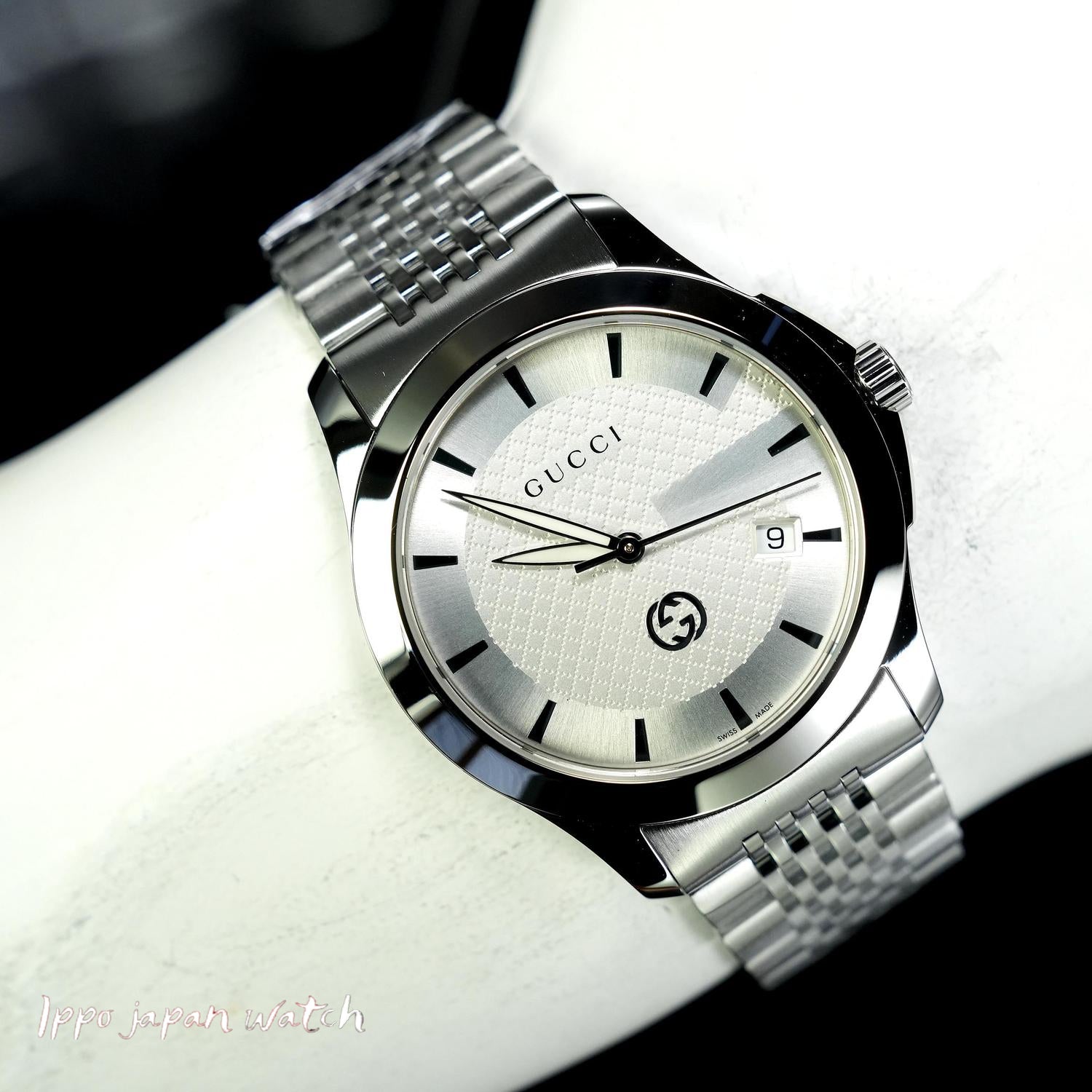 GUCCI YA1264174 Watch - Men's Metal Belt - Parallel Import with 2 Year Warranty Watch (Image 5)
