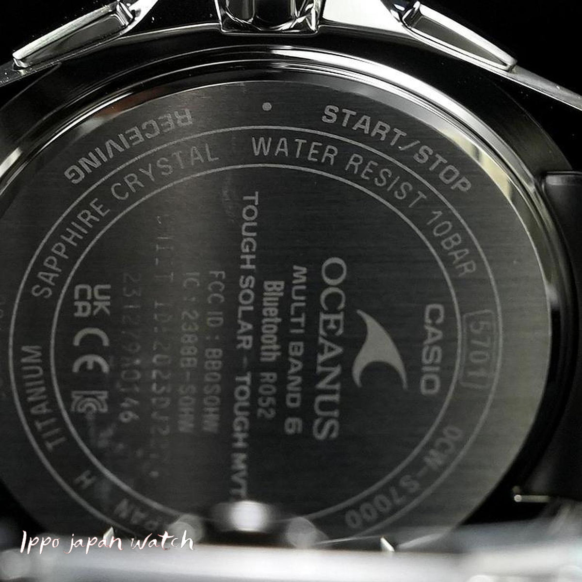 CASIO OCW-S7000-1AJF OCEANUS Manta Solar Radio Watch with | IPPO 