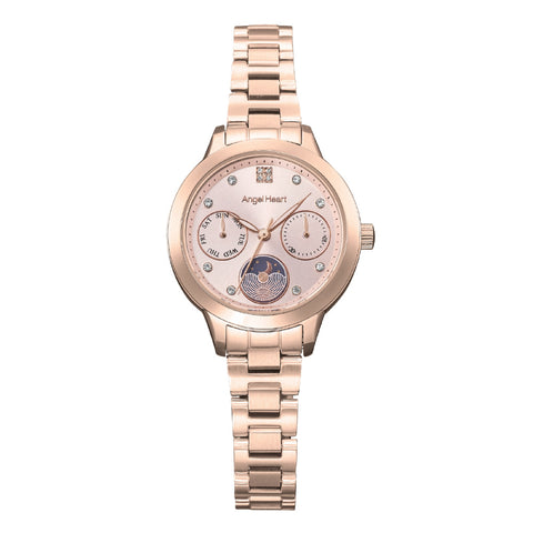 Angel Heart IT30PG Watch - Elegant Design 1-Year Warranty Pink Watch Japanese Movement Water Resistant