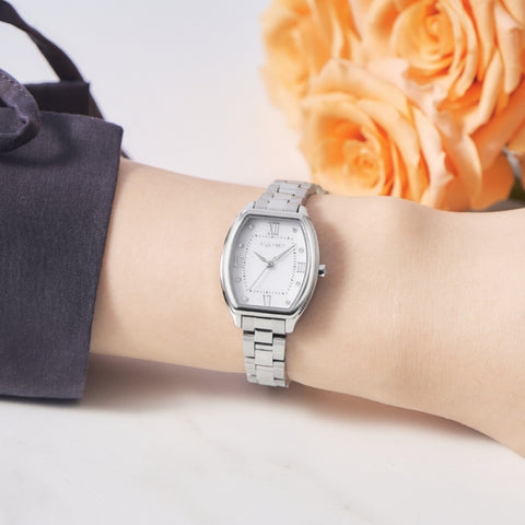 Angel Heart ITT25SS Elegant Silver Design Water Resistant 1-Year Warranty Japanese Movement