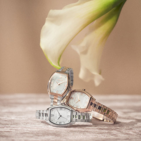 Angel Heart ITT25SS Elegant Silver Design Water Resistant 1-Year Warranty Japanese Movement