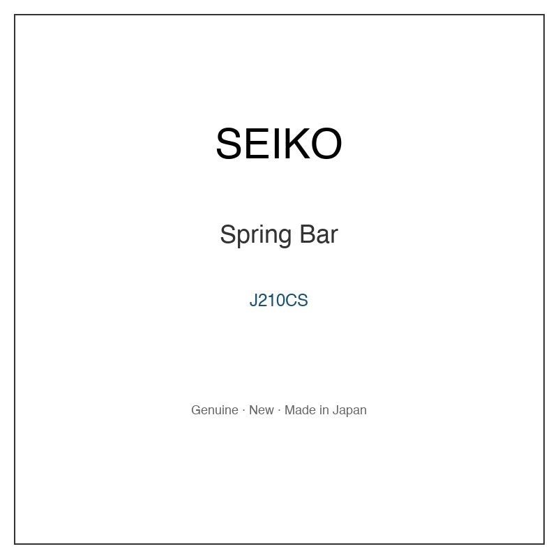 SEIKO J210CS Watch Parts