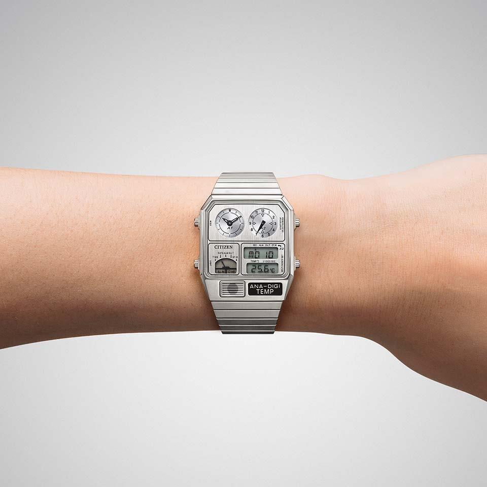 CITIZEN ANA-DIGI TEMP JAWSモデル最終価額 Citizen collection Metallic JG2101-51H ANA-DIGI TEMP watches
