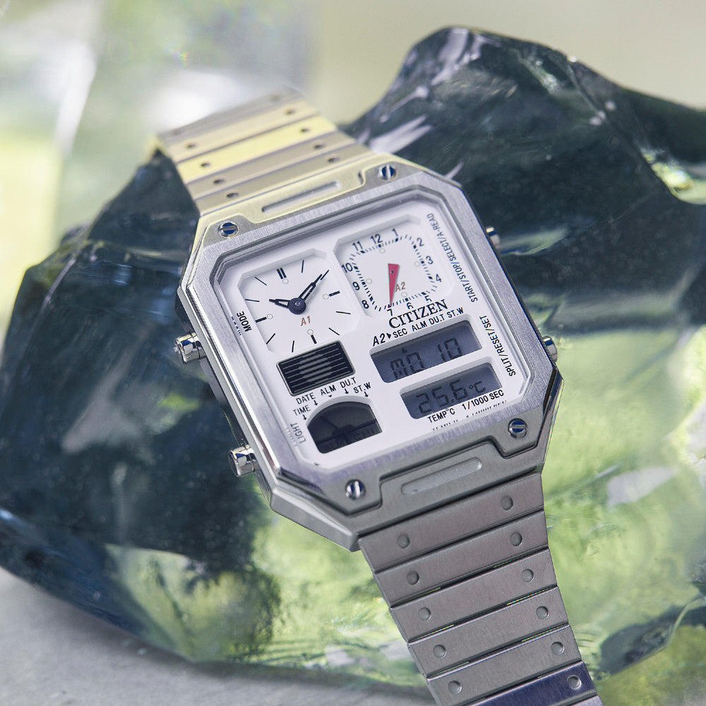 Citizen Men's Watch RECORD LABEL THERMO SENSOR JG2120-65A – IPPO