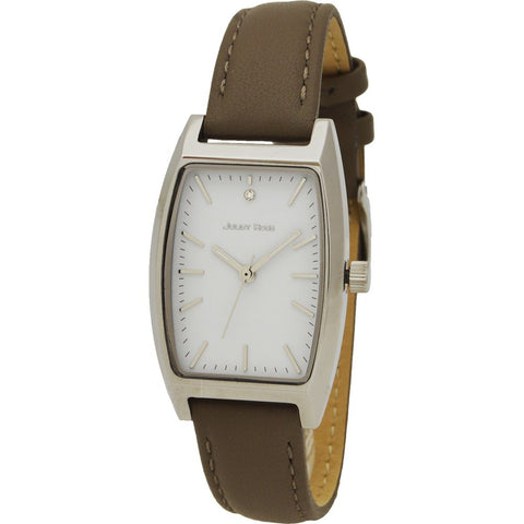 JR-124S-01BE BE Elegant Women's Solar Watch Stylish Design Water Resistant Eco-Friendly