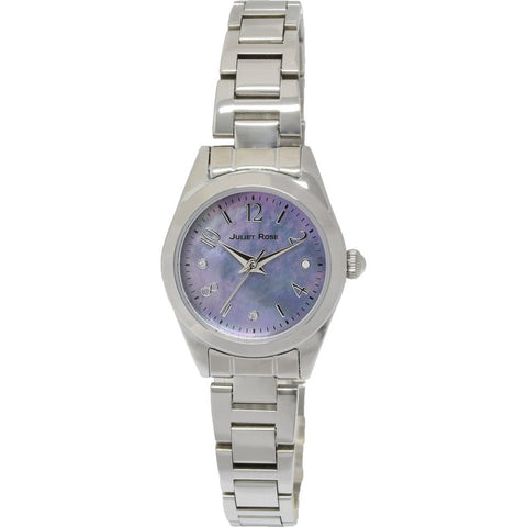 JR-702S-38M 8M Elegant Women's Round Solar Watch - Eco-Friendly Design - Stylish and Versatile - Water Resistant