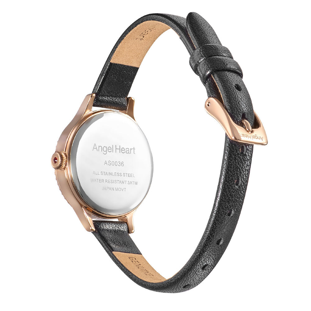 Angel Heart JR26P-BK Watch - Stylish Collaboration Watch Elegant Design Water Resistant 1-Year Warranty Authentic Product (Im