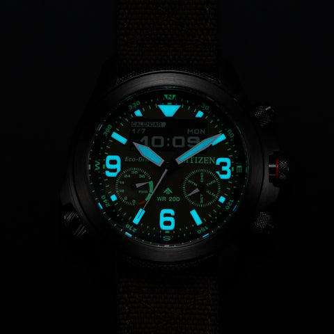 Citizen Men's Watch PROMASTER LAND Series Solar Powered Eco-Drive JV1005-02W