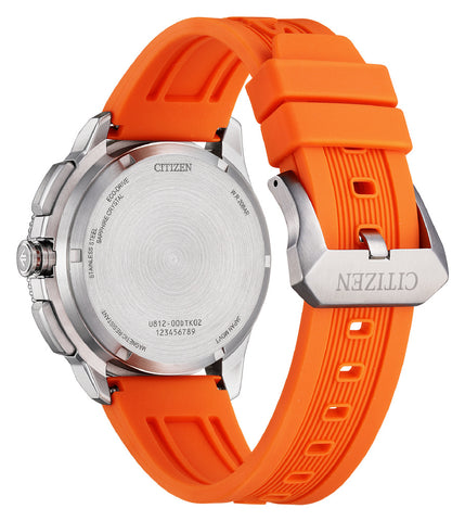 CITIZEN JV3000-13E Eco-Drive Solar Powered Marine Series Combination Watch Water Resistant Chronograph