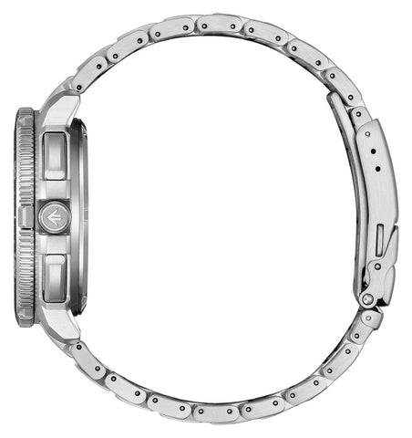 CITIZEN JV3001-53E Eco-Drive Solar Powered Marine Series Combination Watch Wave Tracker Water Resistant Chronograph