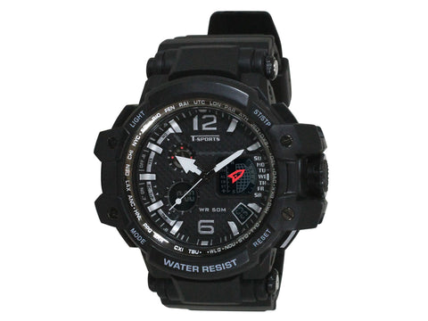 CREPHA TS-AD094-BK Stylish Design Water Resistant Japanese Movement Durable Stainless Steel