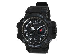 CREPHA TS-AD094-BK Stylish Design Water Resistant Japanese Movement Durable Stainless Steel