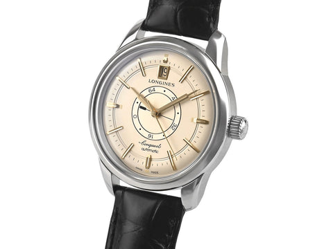 LONGINES L1.648.4.78.2 Elegant Automatic Watch Stainless Steel Case Sapphire Crystal Water Resistant