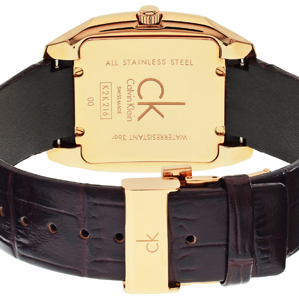 CALVIN KLEIN K2K21620 Watch - Stylish Design Water Resistant Quartz Movement Elegant Leather Strap (Image 3)