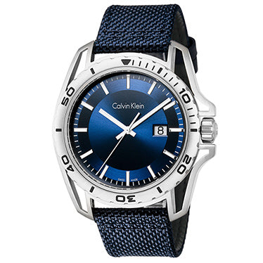 CALVIN KLEIN K5Y31UVN Elegant Design Water Resistant Quartz Movement Stylish Leather Strap