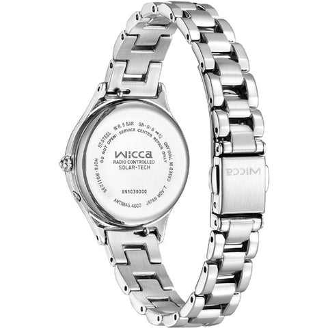 CITIZEN KS1-210-91 Watch - Ladies Wicca Solar Tech Radio Wave Watch HAPPY DIARY Silver (Image 2)
